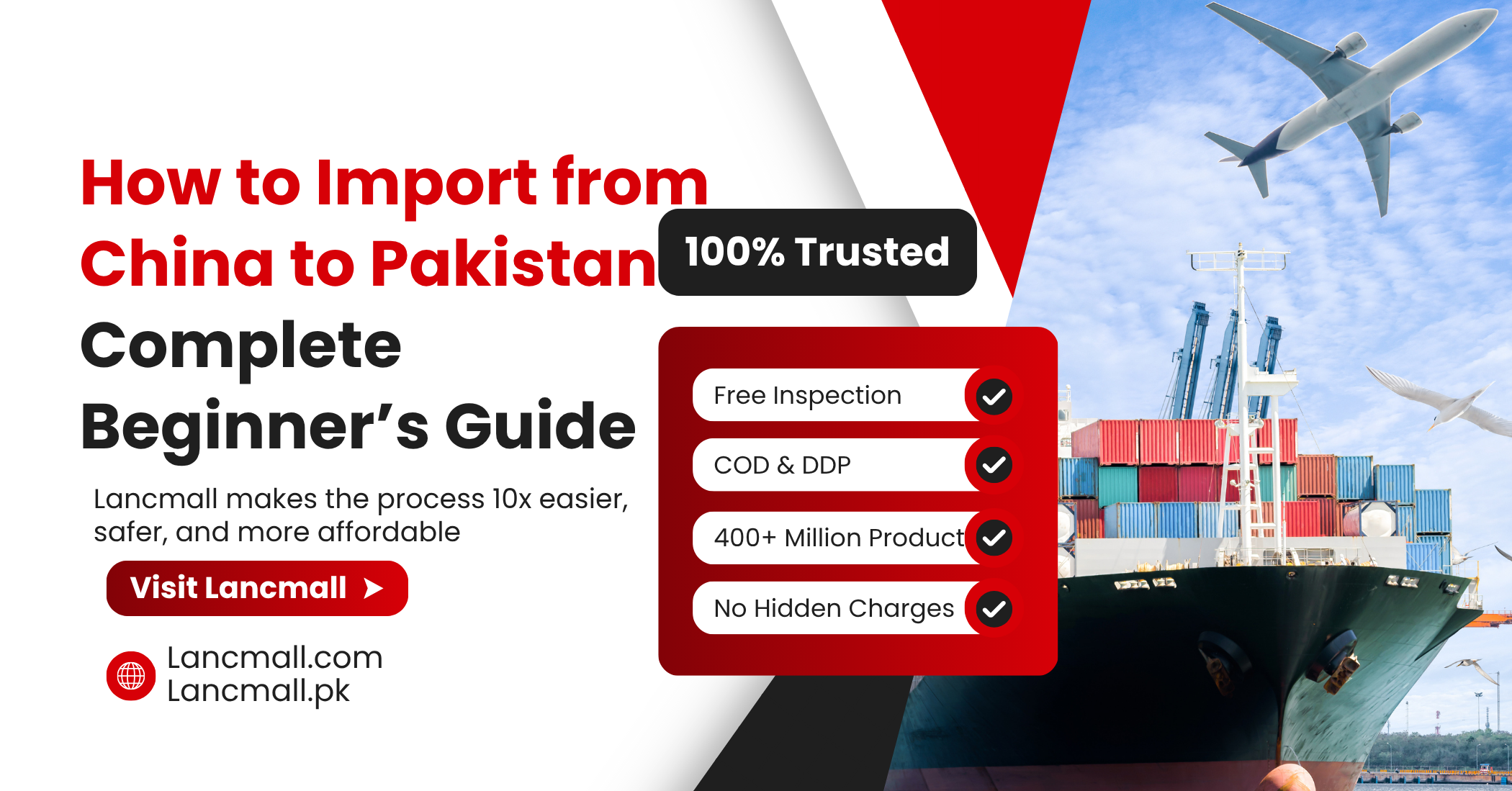 How to Import Products from China to Pakistan 2025
